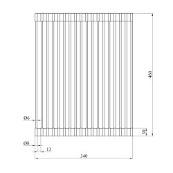 Сушарка для посуду Kroner KRP Matte - GRA4333-2