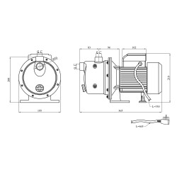 Насос поверхневий Forwater JET 150S 1,5 кВт Насос поверхневий Forwater JET 150S 1,5 кВт