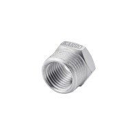 Футорка Karro 1/2"х1/4" ЗВ нікельована KR-3115 Футорка Karro 1/2"х1/4" ЗВ нікельована KR-3115