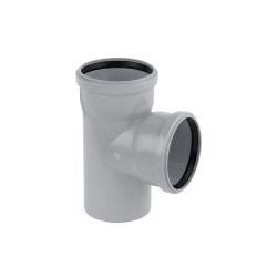 Трійник для внутрішньої каналізації Baux 110х110/90° Трійник для внутрішньої каналізації Baux 110х110/90°