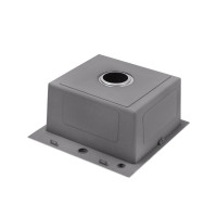 Кухонна мийка Kroner KRP Gebürstet - 4545HM (3.0/1.0 мм)