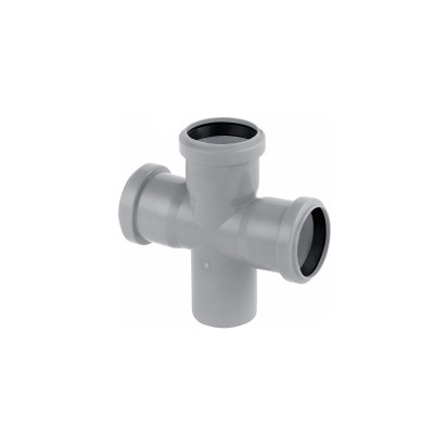 Хрестовина для внутрішньої каналізації Baux 50х50х50/90° Хрестовина для внутрішньої каналізації Baux 50х50х50/90°