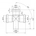 Хрестовина для внутрішньої каналізації Baux 50х50х50/90° Хрестовина для внутрішньої каналізації Baux 50х50х50/90°
