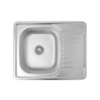 Кухонна мийка Kroner KRP Dekor - 6350 (0.8 мм)