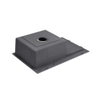 Кухонна мийка Kroner KRP Schwarze - 7849LHM PVD (3.0/1.0 мм)