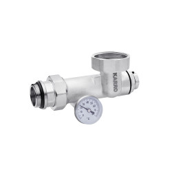 Конектор для підключення циркуляційного насосу Karro 1" ВЗ нікельований KR-87150 Конектор для підключення циркуляційного насосу Karro 1" ВЗ нікельований KR-87150