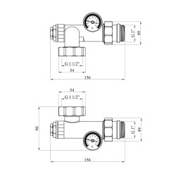 Конектор для підключення циркуляційного насосу Karro 1" ВЗ нікельований KR-87150 Конектор для підключення циркуляційного насосу Karro 1" ВЗ нікельований KR-87150