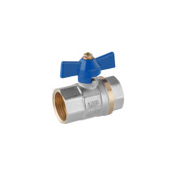 Кран кульовий Valves 3/4" ВВ PN30 синій метелик