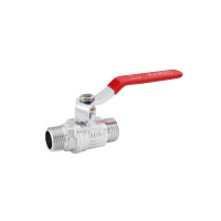 Кран кульовий Karro "Standart+" 1/2" ЗЗ PN40 ручка, нікельований Кран кульовий Karro "Standart+" 1/2" ЗЗ PN40 ручка, нікельований