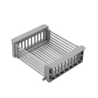 Комплект кухонна мийка Kroner Gebürstet-5050HM + змішувач Küche-C031BLK + дозатор Spender-016