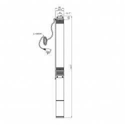 Насос глибинний Forwater 3SEm 140-1.1кВт