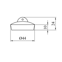 Пробка для сітки сифона Agua SP15 Пробка для сітки сифона Agua SP15