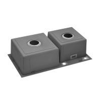 Кухонна мийка Kroner KRP Gebürstet - 7843ZHM (3.0/1.0 мм)