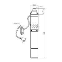 Насос глибинний Grandwater 4S GWDa-0,75 кВт