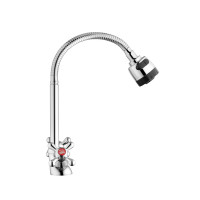 Змішувач для кухні з гнучким виливом Agua Toledo - C039