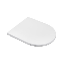 Унітаз підвісний безобідковий Kroner Harz WHI493736 RIMLESS з сидінням Slim Duroplast / Soft-close / Quick relase (KH493736WHIR)