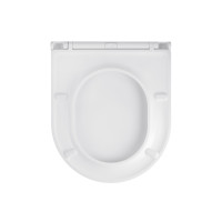 Унітаз підвісний безобідковий Kroner Harz WHI493736 RIMLESS з сидінням Slim Duroplast / Soft-close / Quick relase (KH493736WHIR)