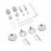 Унітаз підвісний безобідковий Kroner Harz WHI493736 RIMLESS з сидінням Slim Duroplast / Soft-close / Quick relase (KH493736WHIR)