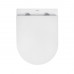 Унітаз підвісний безобідковий Kroner Harz WHI493736 RIMLESS з сидінням Slim Duroplast / Soft-close / Quick relase (KH493736WHIR)