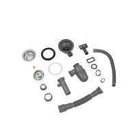 Кухонна мийка накладна Kroner KRP Dekor - 6080L (0.6 мм)