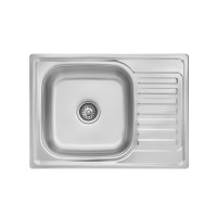 Кухонна мийка Kroner KRP Satin - 6950 (0.8 мм)