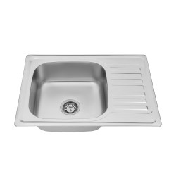 Кухонна мийка Kroner KRP Satin - 6950 (0.8 мм)