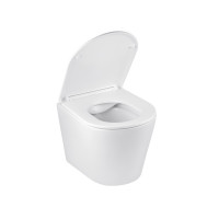 Унітаз підвісний безобідковий Kroner Armada WHI513636 RIMLESS з сидінням Slim Duroplast / Soft-close / Quick relase (KA513636WHIR)