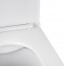 Унітаз підвісний безобідковий Kroner Armada WHI513636 RIMLESS з сидінням Slim Duroplast / Soft-close / Quick relase (KA513636WHIR)