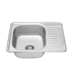 Кухонна мийка Kroner KRP Dekor - 5848 (0.8 мм)