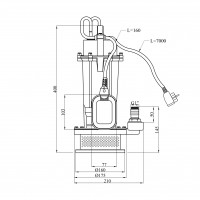 Насос дренажний Forwater QDX 1,5-32-1,5 кВт Насос дренажний Forwater QDX 1,5-32-1,5 кВт