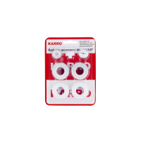 Комплект пробок для радіатора Karro 1/2" білі