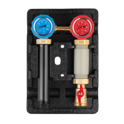 Насосна група з термостатом Karro 1" нержавіюча сталь KR-15174