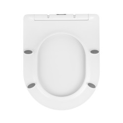 Унітаз підвісний безобідковий Kroner Harz WHI523632 RIMLESS з сидінням (KH523632WHIR)