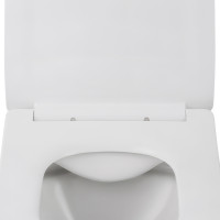 Унітаз підвісний безобідковий Kroner Eifel WHI523629 RIMLESS з сидінням (KE523629WHIR)