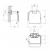 Тримач для туалетного паперу Kroner KRP Graz - C95607 Тримач для туалетного паперу Kroner KRP Graz - C95607