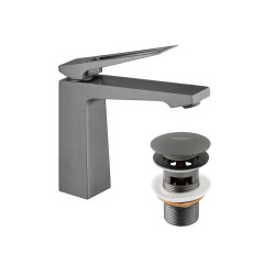 Змішувач для раковини Kroner KRP Ersel - GRP0110BV з донним клапаном Змішувач для раковини Kroner KRP Ersel - GRP0110BV з донним клапаном