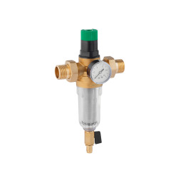 Фільтр самоочисний з редуктором тиску Karro 1" ЗЗ, латунний KR-8800 Фільтр самоочисний з редуктором тиску Karro 1" ЗЗ, латунний KR-8800