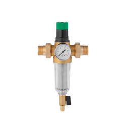 Фільтр самоочисний з редуктором тиску Karro 1" ЗЗ, латунний KR-8800 Фільтр самоочисний з редуктором тиску Karro 1" ЗЗ, латунний KR-8800