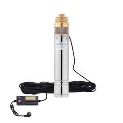 Насос глибинний відцентровий 4SKM 100 Hmax 61 м Qmax 45 л/хв P 750 Вт з пультом Насос глибинний відцентровий 4SKM 100 Hmax 61 м Qmax 45 л/хв P 750 Вт з пультом