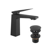 Змішувач для раковини Kroner KRP Ersel - SCH0110BV з донним клапаном