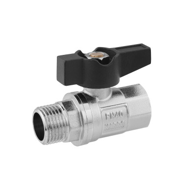 Кран кульовий Karro "Uno Black" 1/2" ВЗ PN40 метелик Кран кульовий Karro "Uno Black" 1/2" ВЗ PN40 метелик