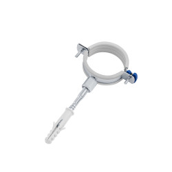 Хомут зі шпилькою в зборі Karro 1 1/2" 47-51 мм металевий Хомут зі шпилькою в зборі Karro 1 1/2" 47-51 мм металевий