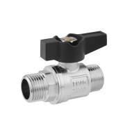 Кран кульовий Karro "Uno Black" 1/2" ЗЗ PN40 метелик Кран кульовий Karro "Uno Black" 1/2" ЗЗ PN40 метелик