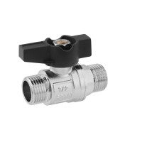 Кран кульовий Karro "Uno Black" 1/2" ЗЗ PN40 метелик Кран кульовий Karro "Uno Black" 1/2" ЗЗ PN40 метелик