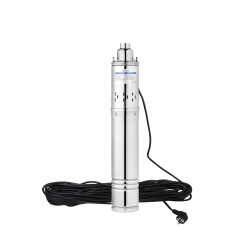 Насос глибинний шнековий Agua 4S QGD2,4-90-0,50 Hmax 90 м Qmax 40 л/хв P 500 Вт з вбудованим конденсатором Насос глибинний шнековий Agua 4S QGD2,4-90-0,50 Hmax 90 м Qmax 40 л/хв P 500 Вт з вбудованим конденсатором
