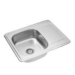 Кухонна мийка Kroner KRP Satin - 6350 (0.8 мм)