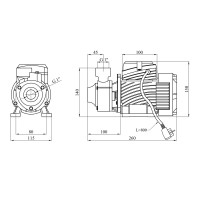 Насос поверхневий вихровий Pumpman QBB60 Нmax 35 м Qmax 2,4 куб.м 370 Вт з проставкою від залипання Насос поверхневий вихровий Pumpman QBB60 Нmax 35 м Qmax 2,4 куб.м 370 Вт з проставкою від залипання