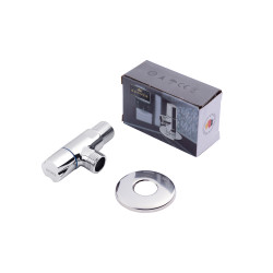 Кран приладовий Kroner KRP Eckventil C301 1/2"х1/2" ЗЗ Кран приладовий Kroner KRP Eckventil C301 1/2"х1/2" ЗЗ