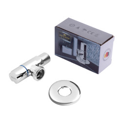 Кран приладовий Kroner KRP Eckventil C302 1/2"х3/4" ЗЗ Кран приладовий Kroner KRP Eckventil C302 1/2"х3/4" ЗЗ