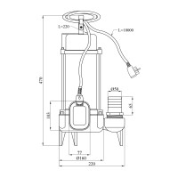 Насос фекальний Pumpman WQD25-11-0.75S Нmax 11 м Qmax 20 куб.м 750 Вт (нержавіюча сталь) Насос фекальний Pumpman WQD25-11-0.75S Нmax 11 м Qmax 20 куб.м 750 Вт (нержавіюча сталь)